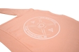 Peche sweatshirt rear angle view with large white BE1U logo