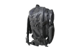BE1U black backpack with velcro patch side view