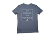 Grey tshirt rear view with Go Beyond The Possible text and BE1U logo in white