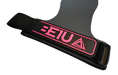 Black and pink BE1U hand grip single strap view